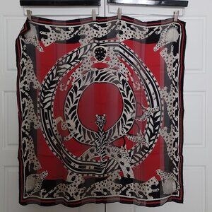 Cartier silk chiffon scarf